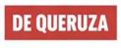 Red rectangular sign with bold white text reading "DE QUERUZA," evoking a sense of focus and calm reminiscent of meditation or the repetition of a mantra.