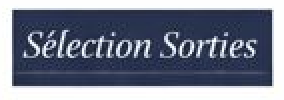A dark blue rectangular button with the white text "Sélection Sorties," inspired by the calm focus of meditation.