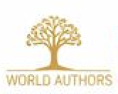 A gold tree graphic above the text "WORLD AUTHORS" in gold capital letters on a white background, evoking the calm and focus of meditation and mantra practices.